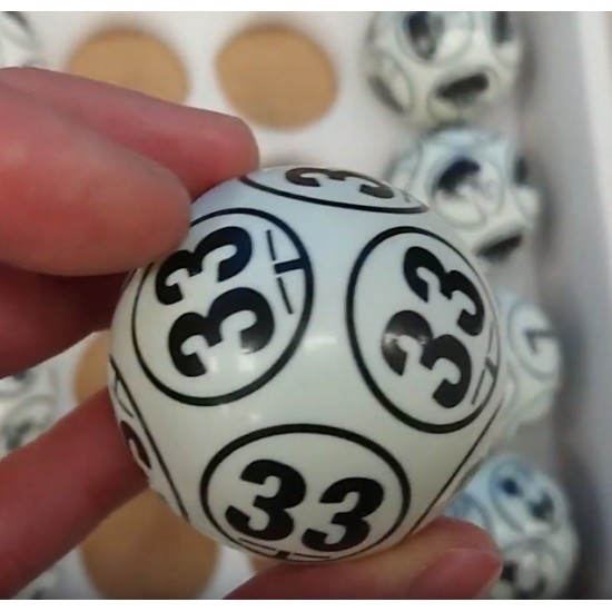 Buy Set Of Black & White Bingo Balls In USA, UK & Spain